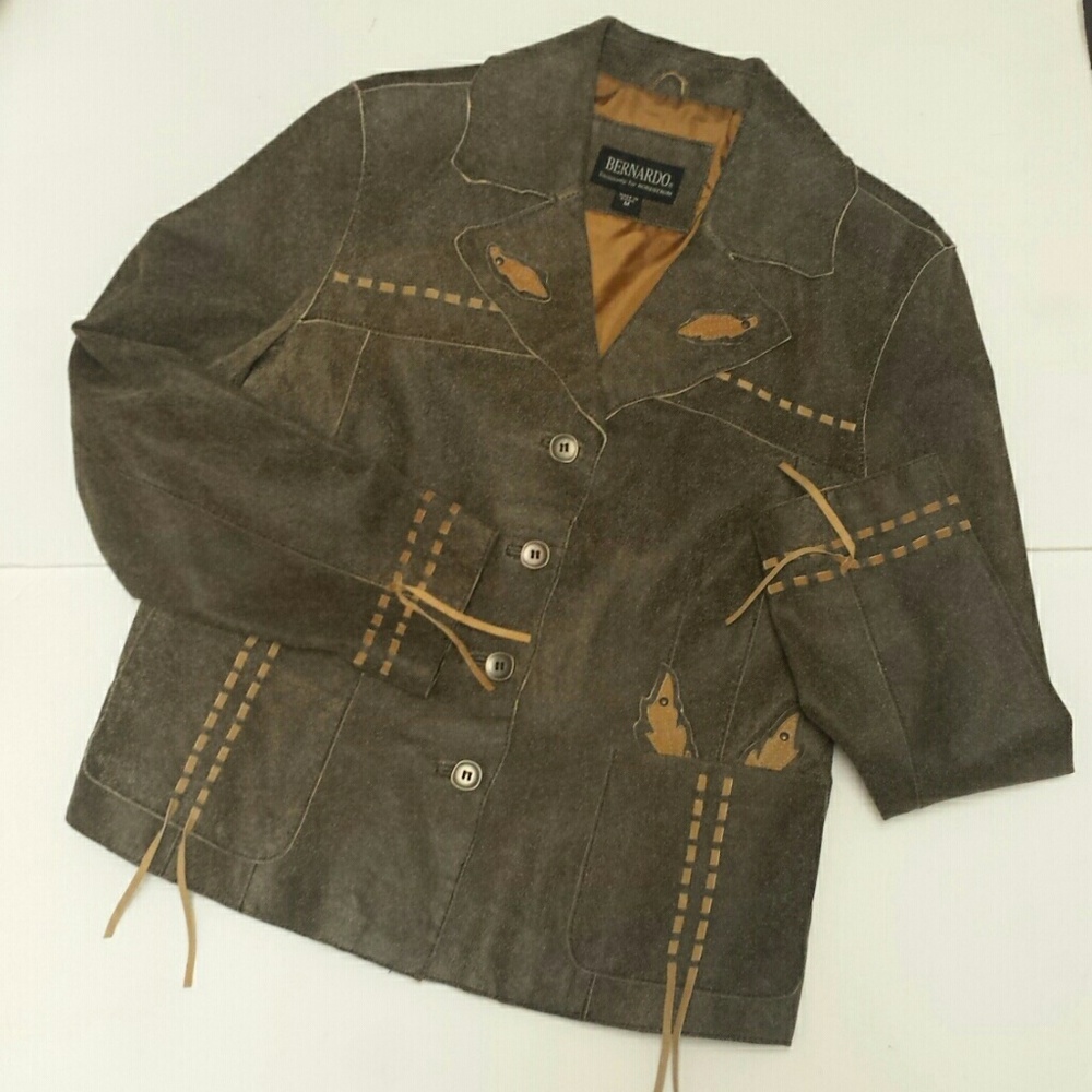 BERNARDO For Nordstrom *NEW* Leather Jacket